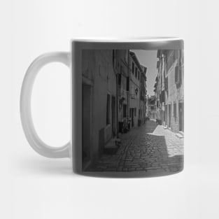 Back Street in Rovinj Old Town, Croatia Mug